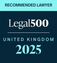 Legal 500 UK 2025 - Recommended Lawyer