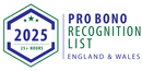 Pro Bono Recognition List 2025